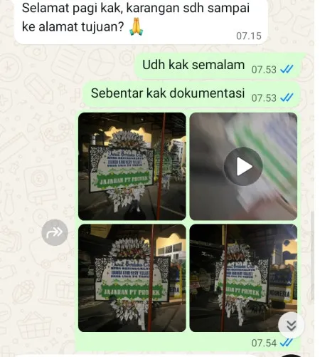 Pengiriman Papan Bunga Selamat Stasiun Bekasi