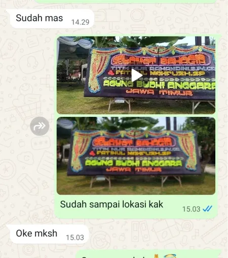 Pengiriman Papan Bunga Stasiun Bekasi